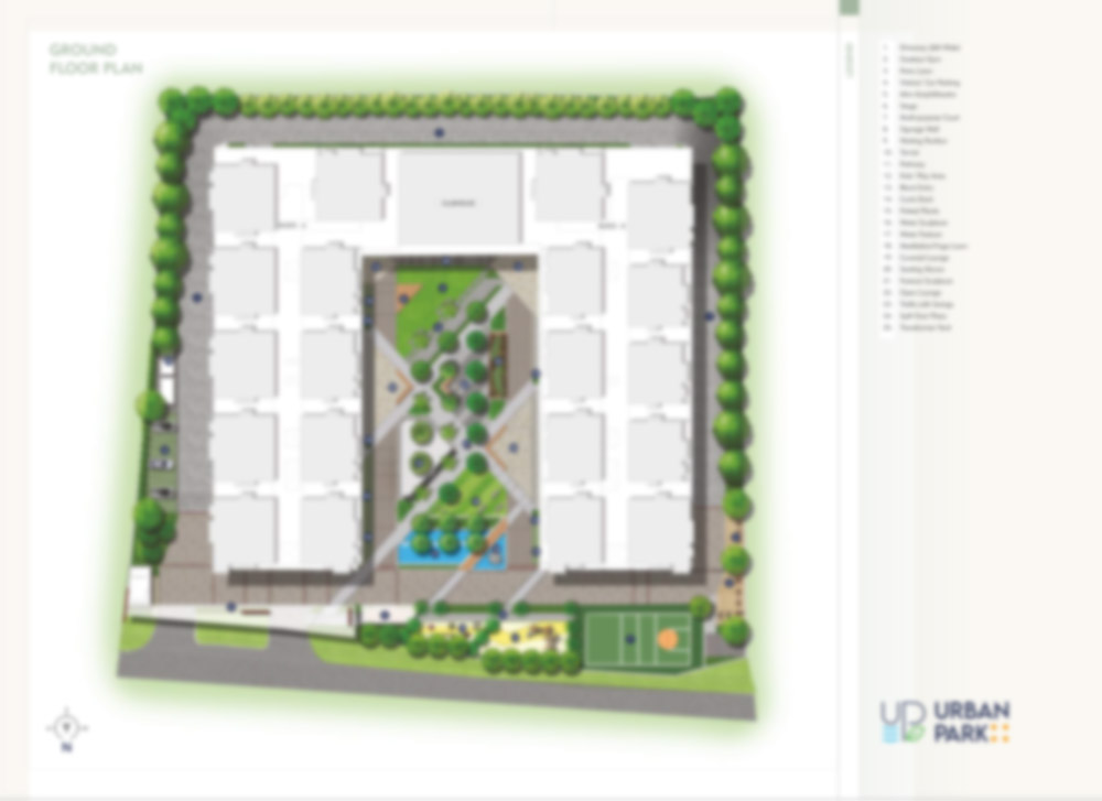 Urban Park Masterplan Layout